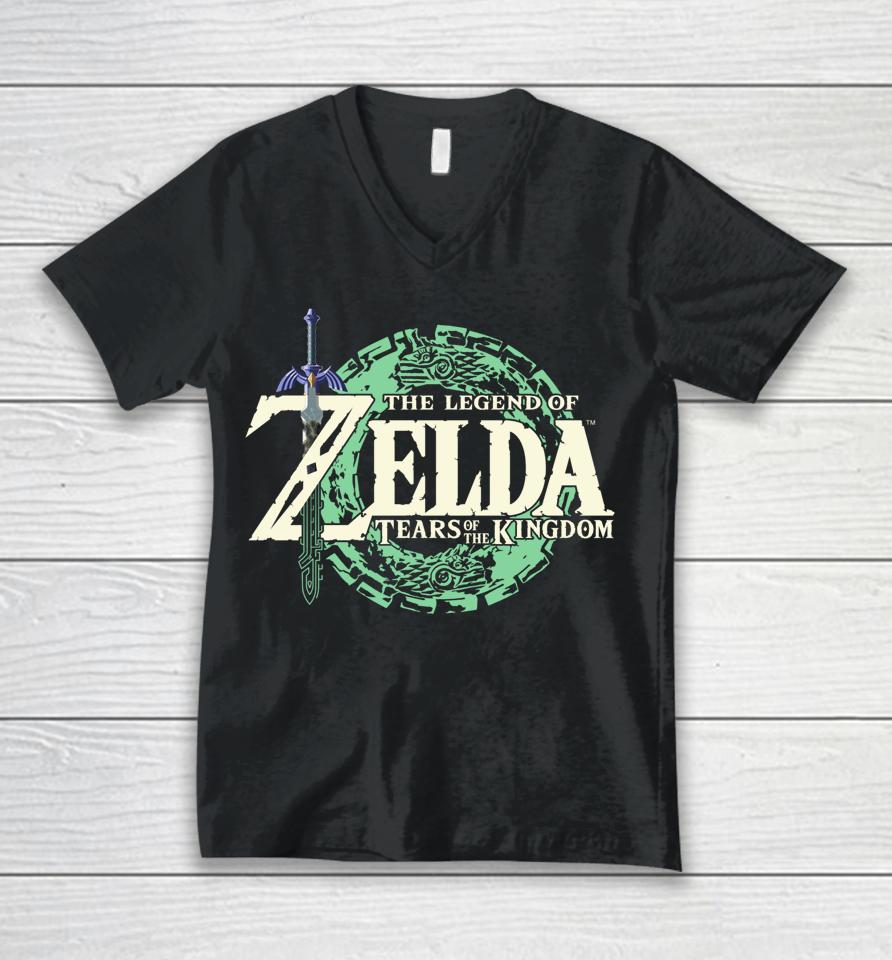 The Legend Of Zelda Tears Of The Kingdom Unisex V-Neck T-Shirt