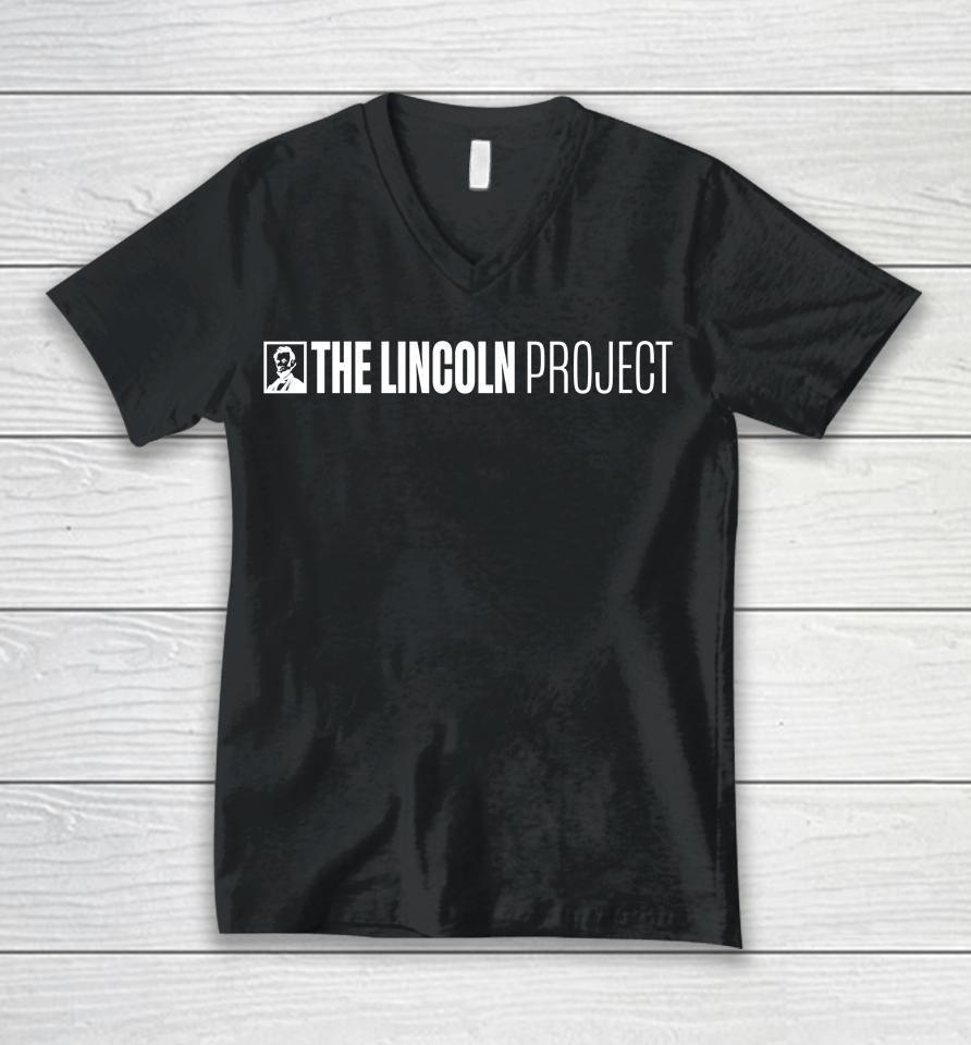 The Lincoln Project Logo Unisex V-Neck T-Shirt