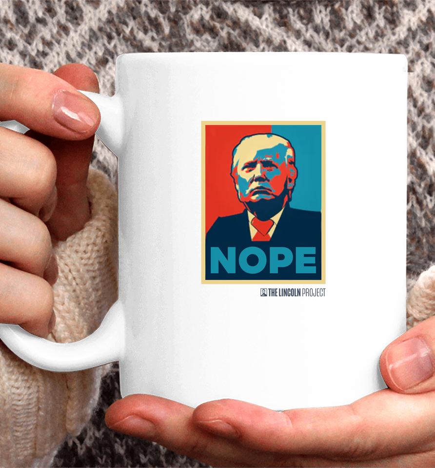 The Lincoln Project Trump Nope Coffee Mug