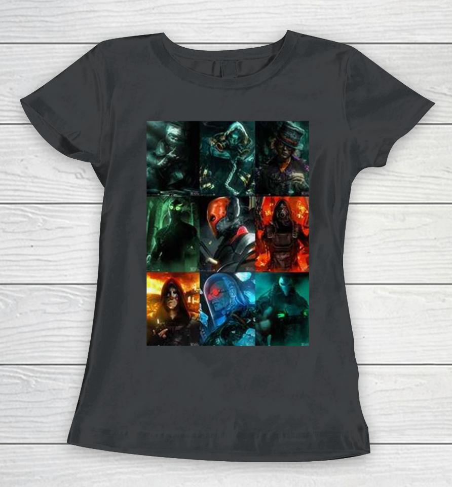 The List Villians Of The Batman 2 By Bosslogic Fan Gifts Merchandise Women T-Shirt