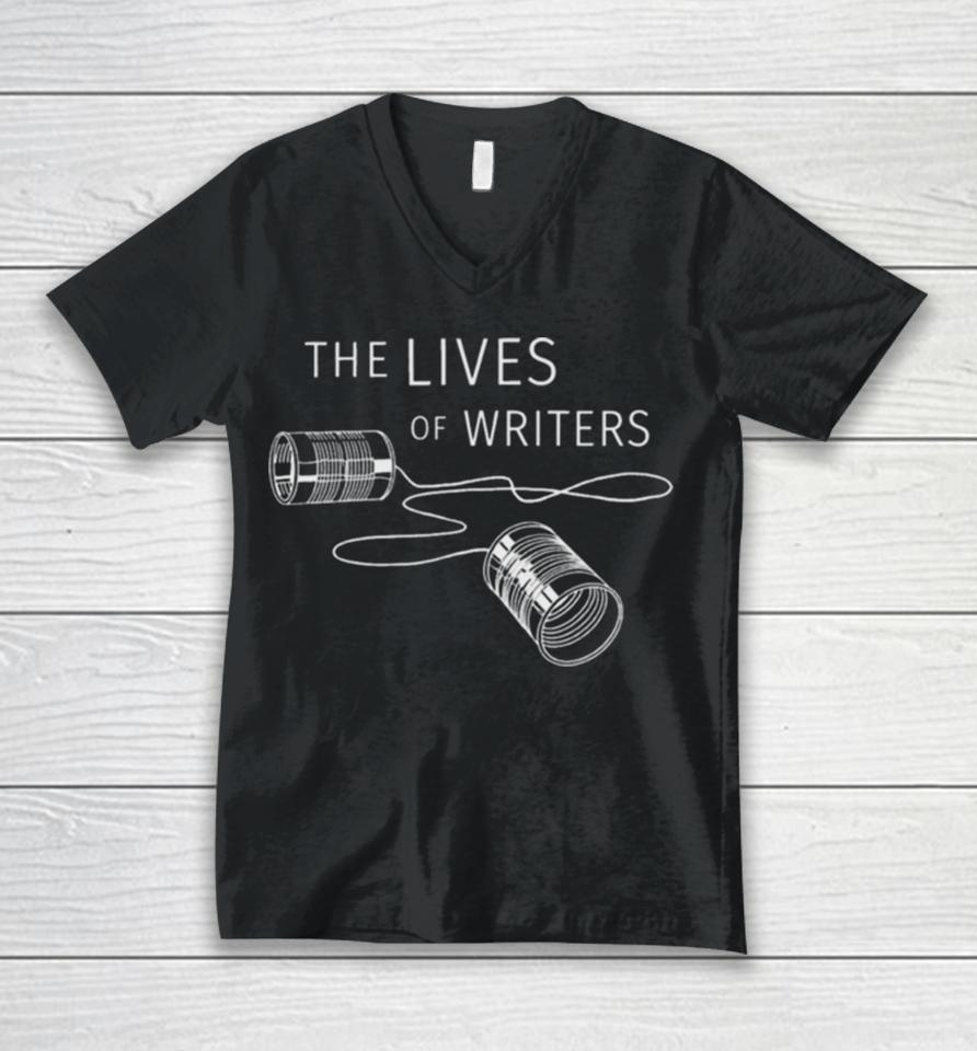 The Lives Of Writers Unisex V-Neck T-Shirt