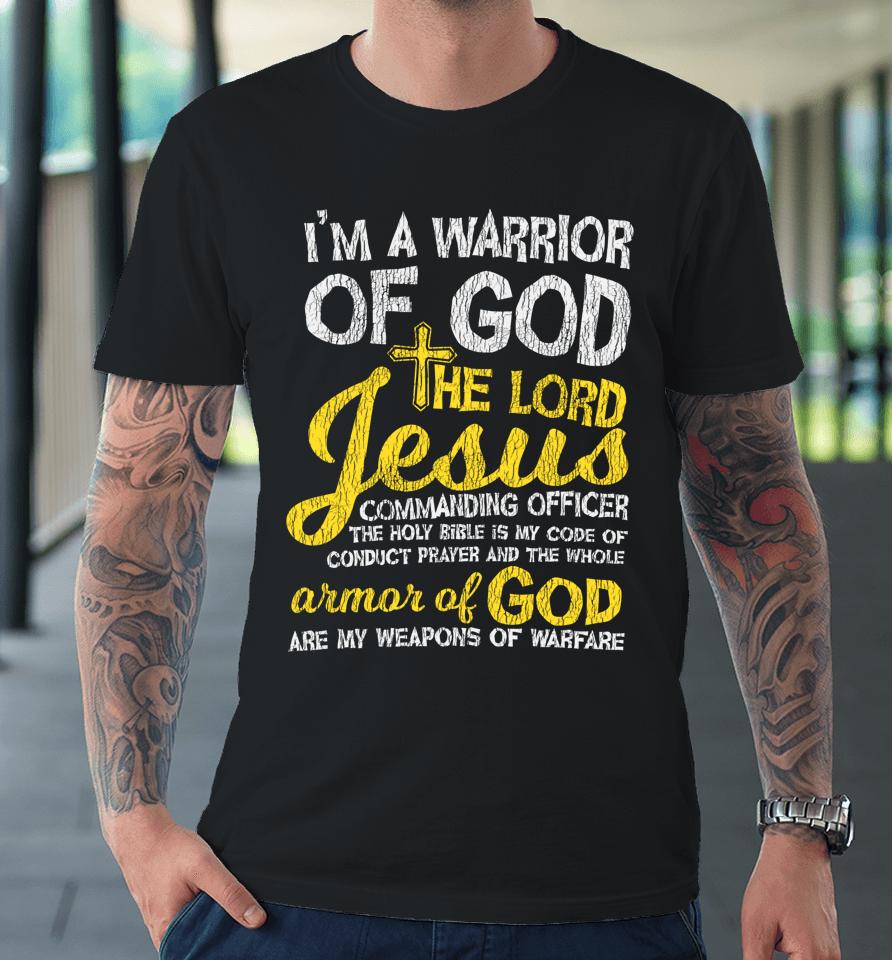 The Lord Jesus Armor Of God Cross Faith Christian Bible Gift Premium T-Shirt