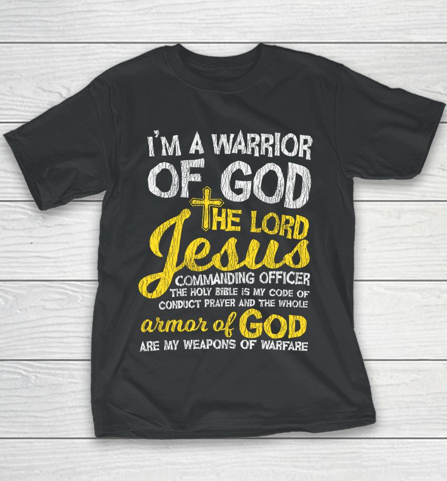 The Lord Jesus Armor Of God Cross Faith Christian Bible Gift Youth T-Shirt