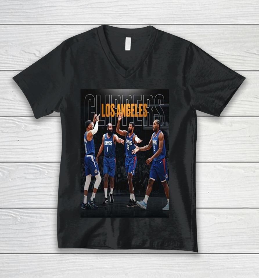 The Los Angeles Clippers Turns Things Around Since That Nightmare Start To The James Harden Era Unisex V-Neck T-Shirt