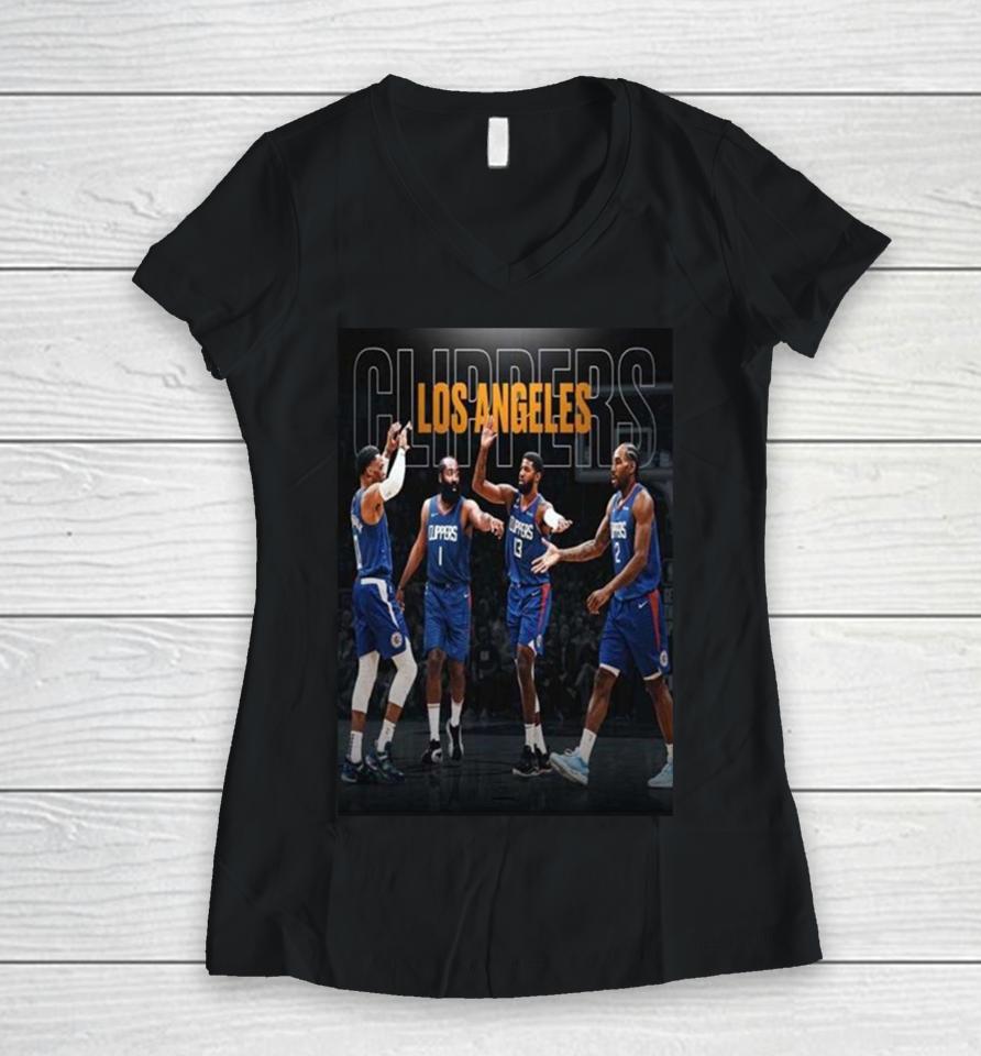 The Los Angeles Clippers Turns Things Around Since That Nightmare Start To The James Harden Era Women V-Neck T-Shirt