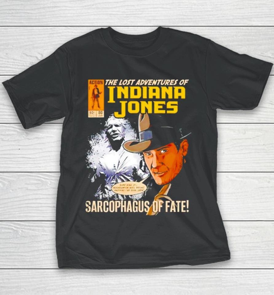 The Lost Adventures Indiana Jones Sarcophagus Of Fate Youth T-Shirt