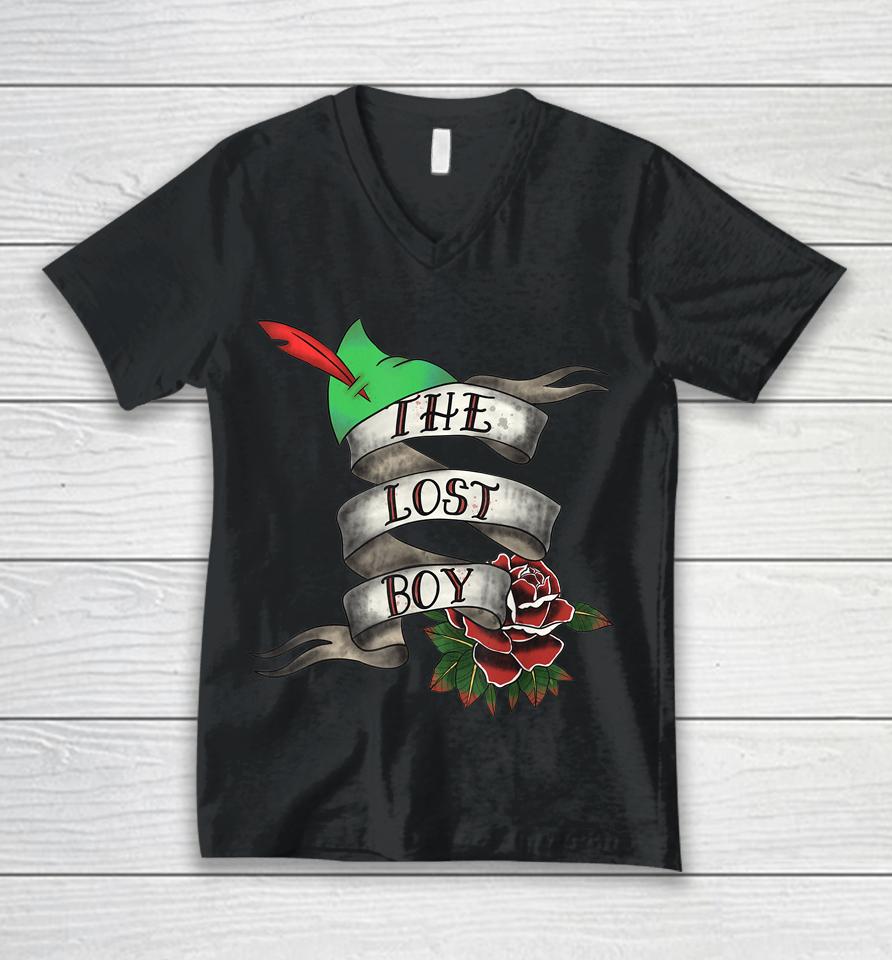 The Lost Boy Tattoo Unisex V-Neck T-Shirt