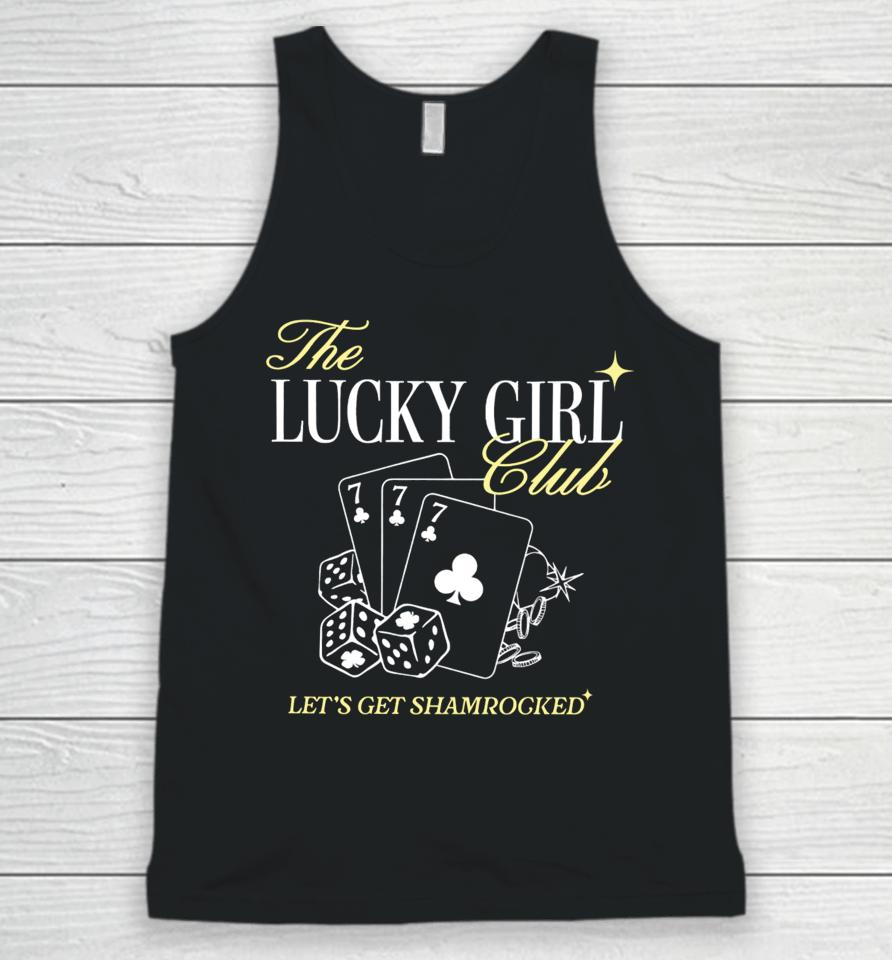 The Lucky Girl Club Let’s Get Shamrocked Long Sleeve T Shirt Barstoolsports Store It Girl The Lucky Girl Club Unisex Tank Top