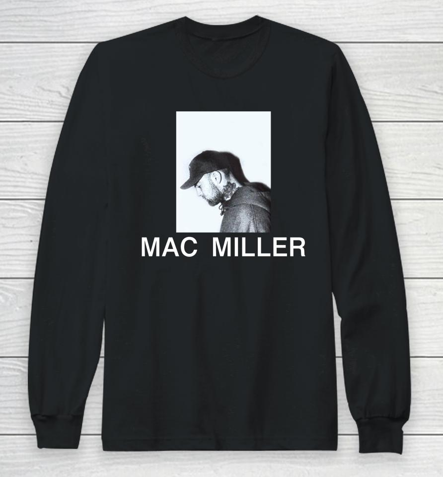 The Mac Miller Memoir Mac Miller Portrait Long Sleeve T-Shirt