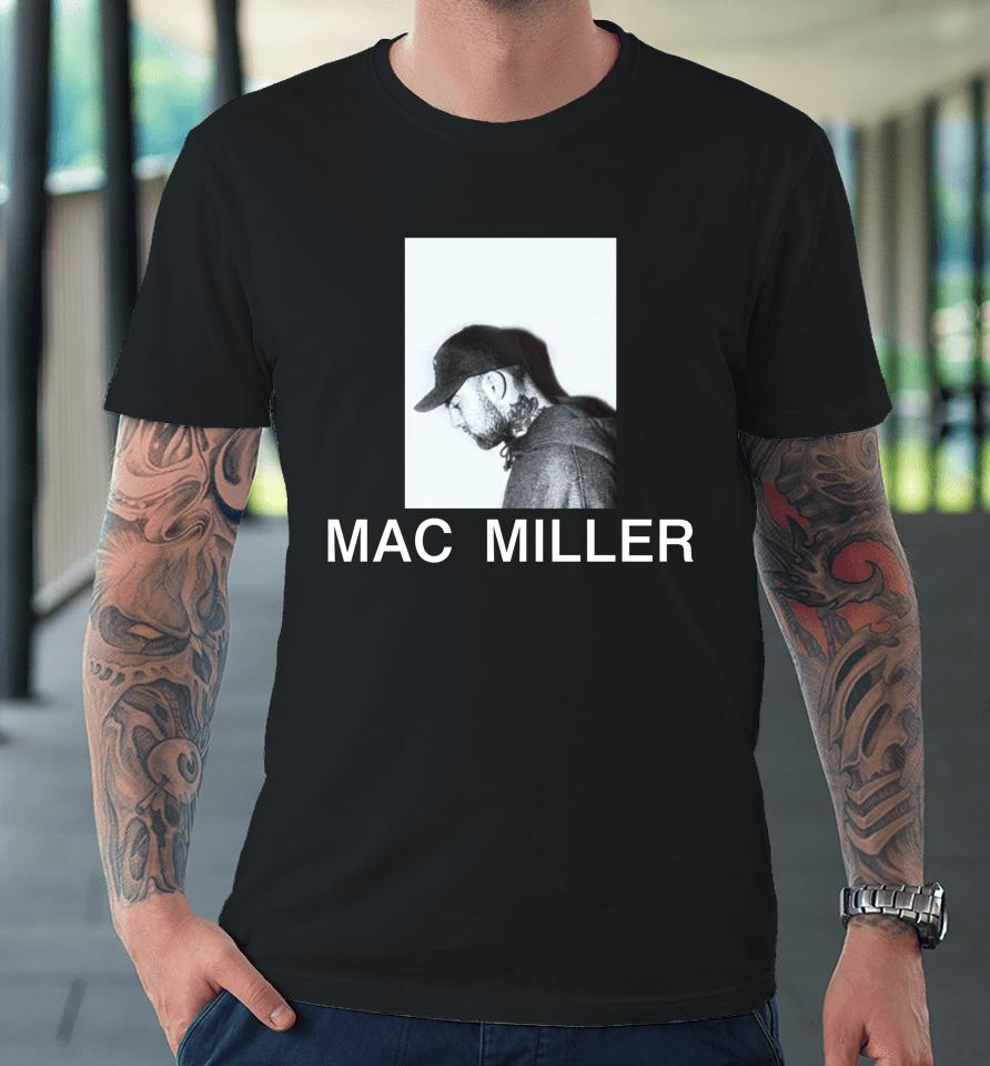 The Mac Miller Memoir Mac Miller Portrait Premium T-Shirt