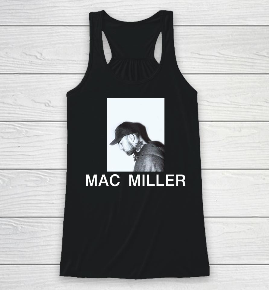 The Mac Miller Memoir Mac Miller Portrait Racerback Tank