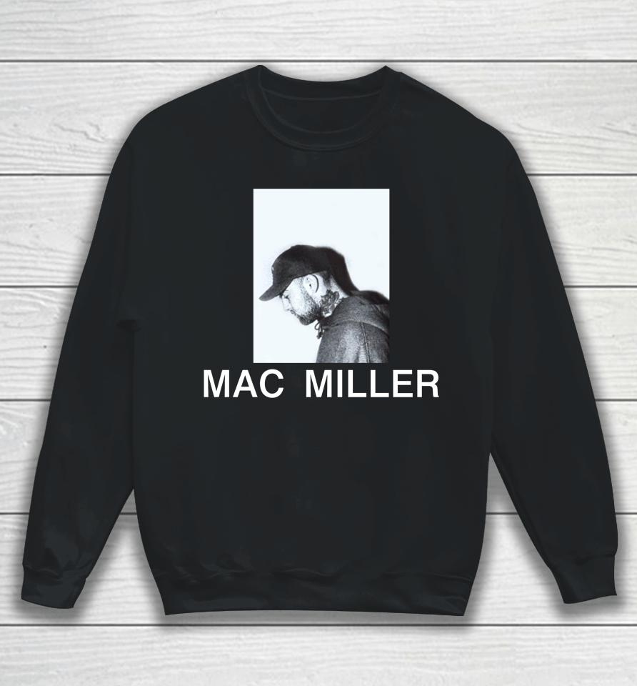 The Mac Miller Memoir Mac Miller Portrait Sweatshirt
