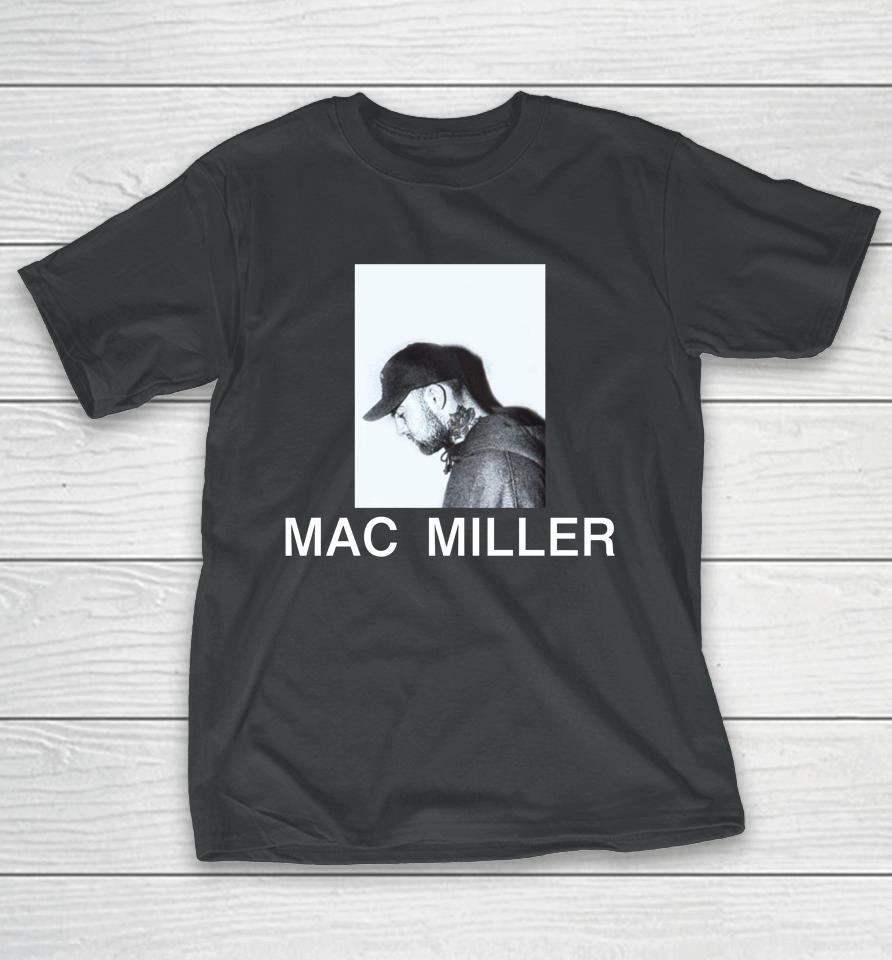 The Mac Miller Memoir Mac Miller Portrait T-Shirt