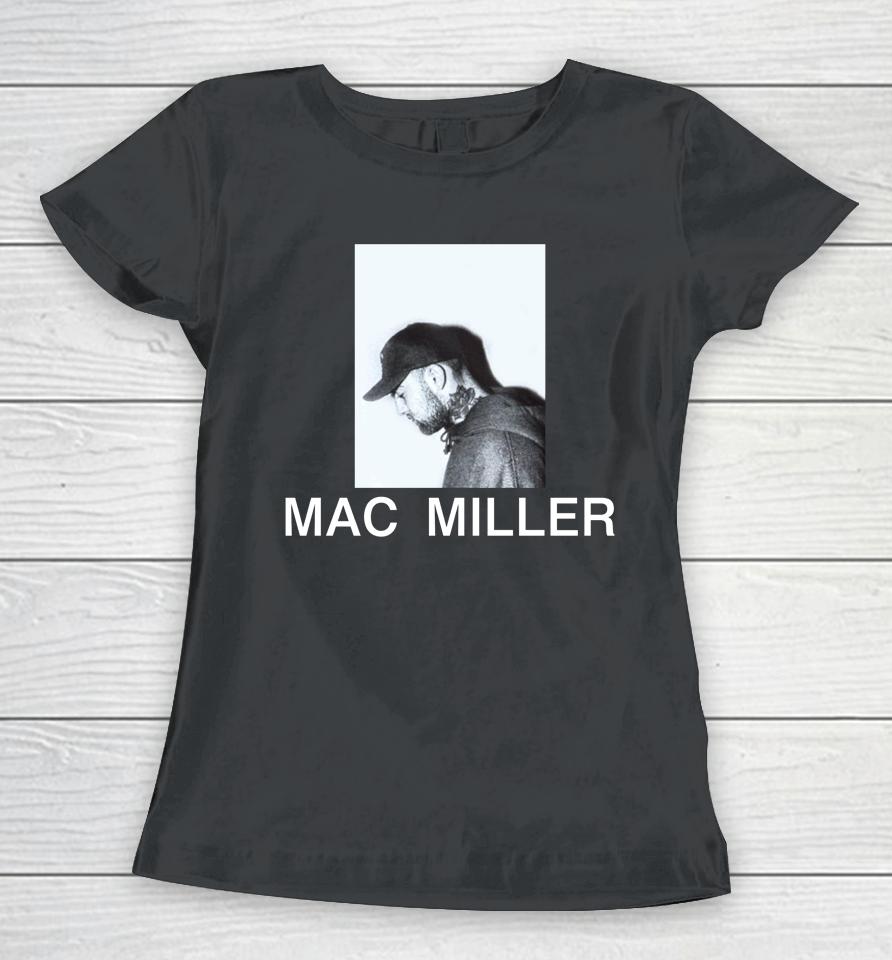 The Mac Miller Memoir Mac Miller Portrait Women T-Shirt