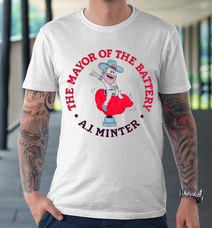The Mayor Of The Battery A.j. Minter Premium T-Shirt