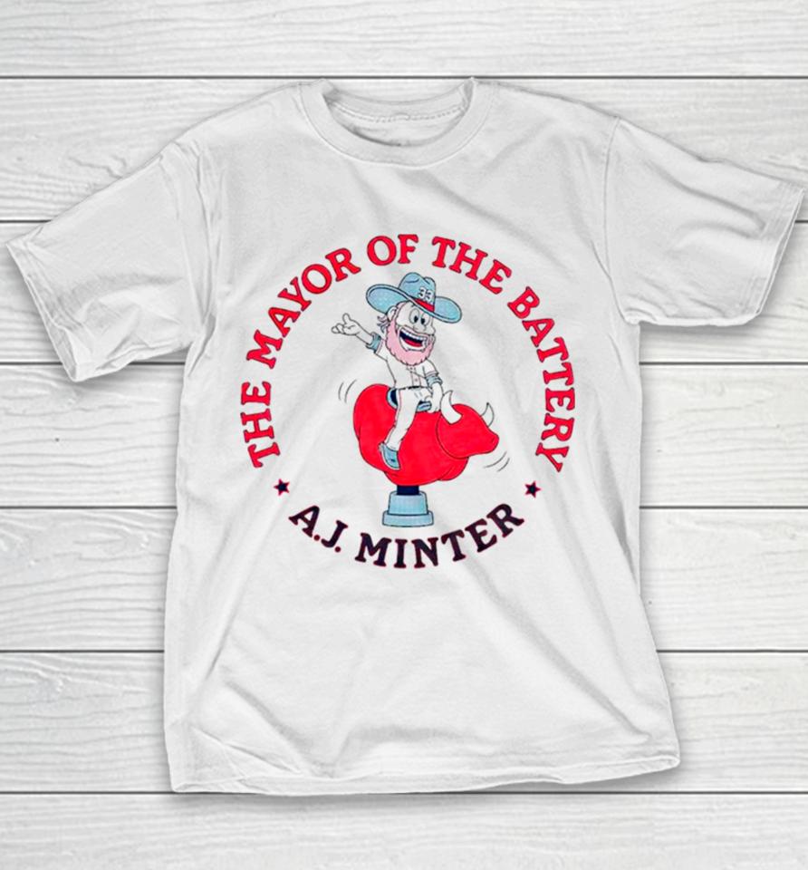 The Mayor Of The Battery A.j. Minter Youth T-Shirt