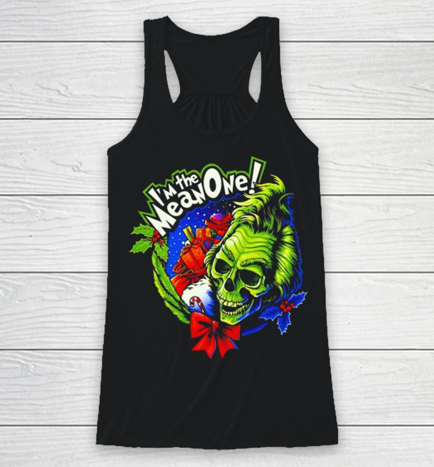 The Mean One Grinch Racerback Tank