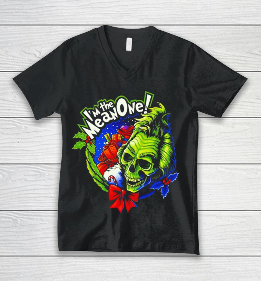 The Mean One Grinch Unisex V-Neck T-Shirt