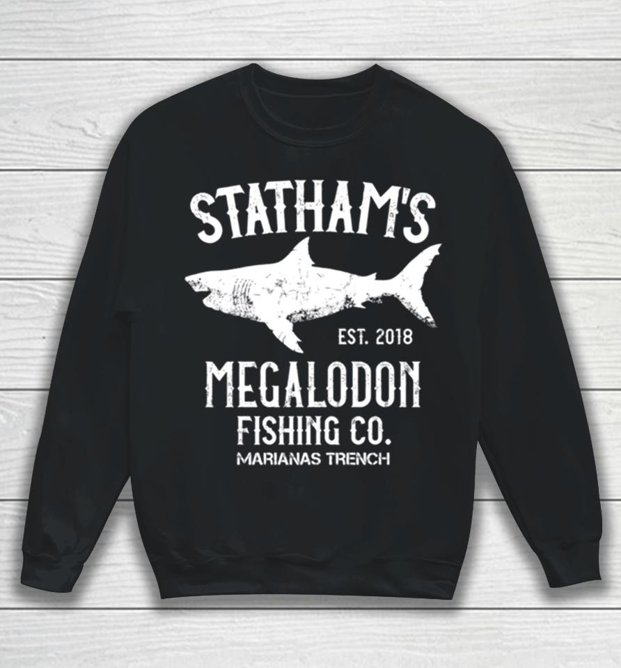 The Meg Jason Statham Megalodon Shark Fishing Sweatshirt
