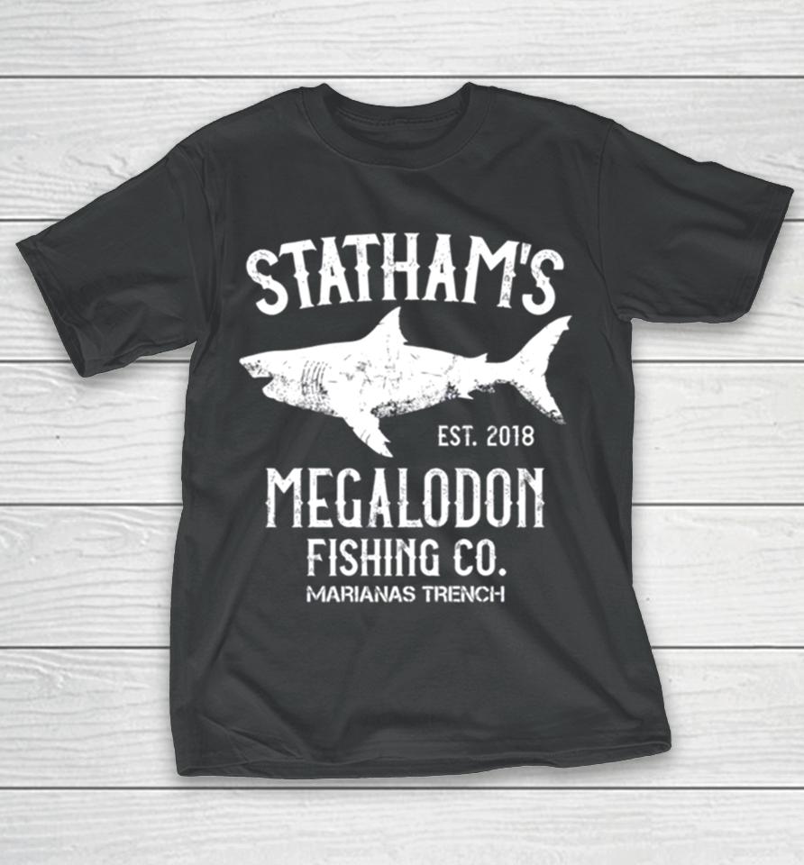The Meg Jason Statham Megalodon Shark Fishing T-Shirt