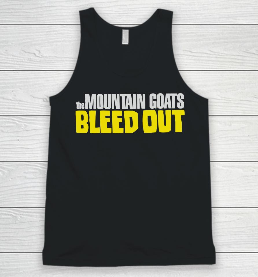 The Mountain Goats Bleed Out Unisex Tank Top