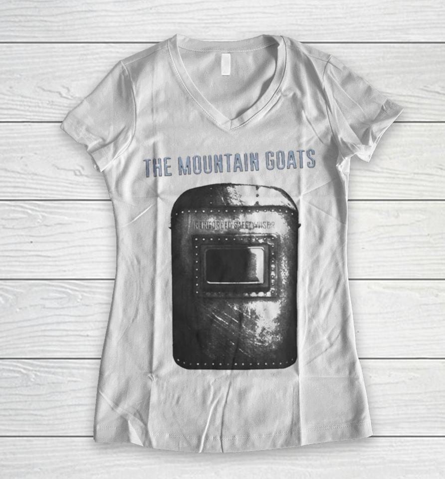The Mountain Goats Merch Store Safety Visor Women V-Neck T-Shirt