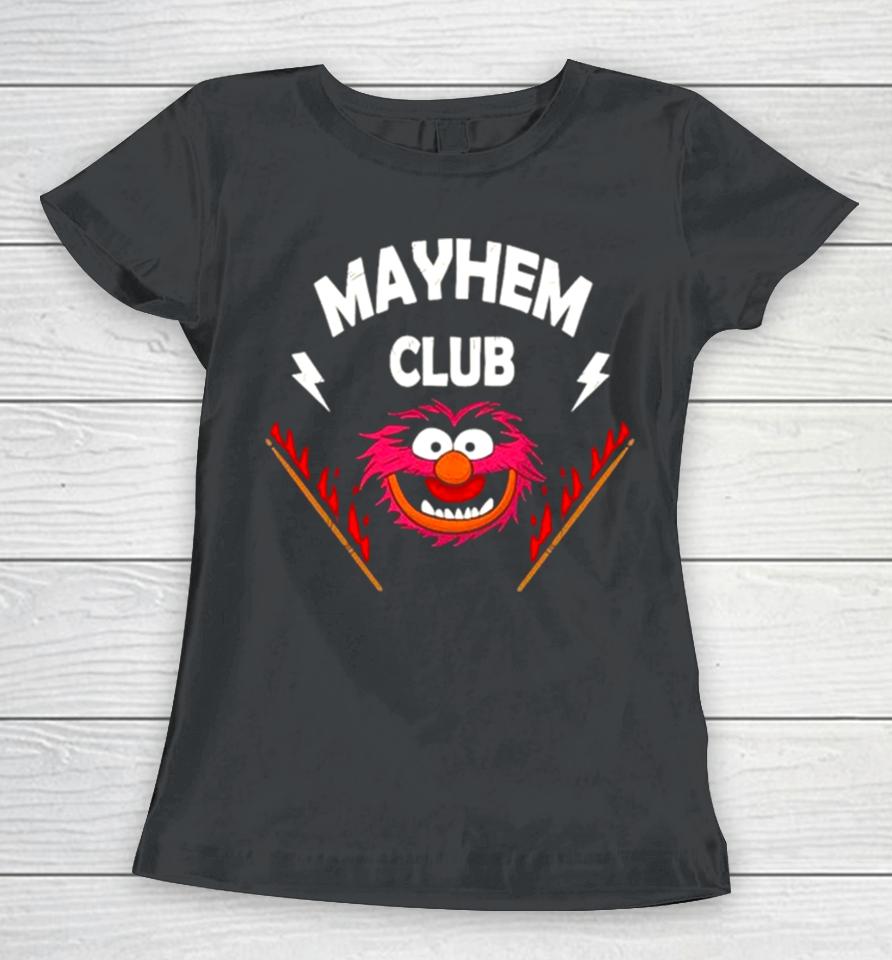 The Muppet Animal Mayhem Club Drum Stick On Fire Women T-Shirt