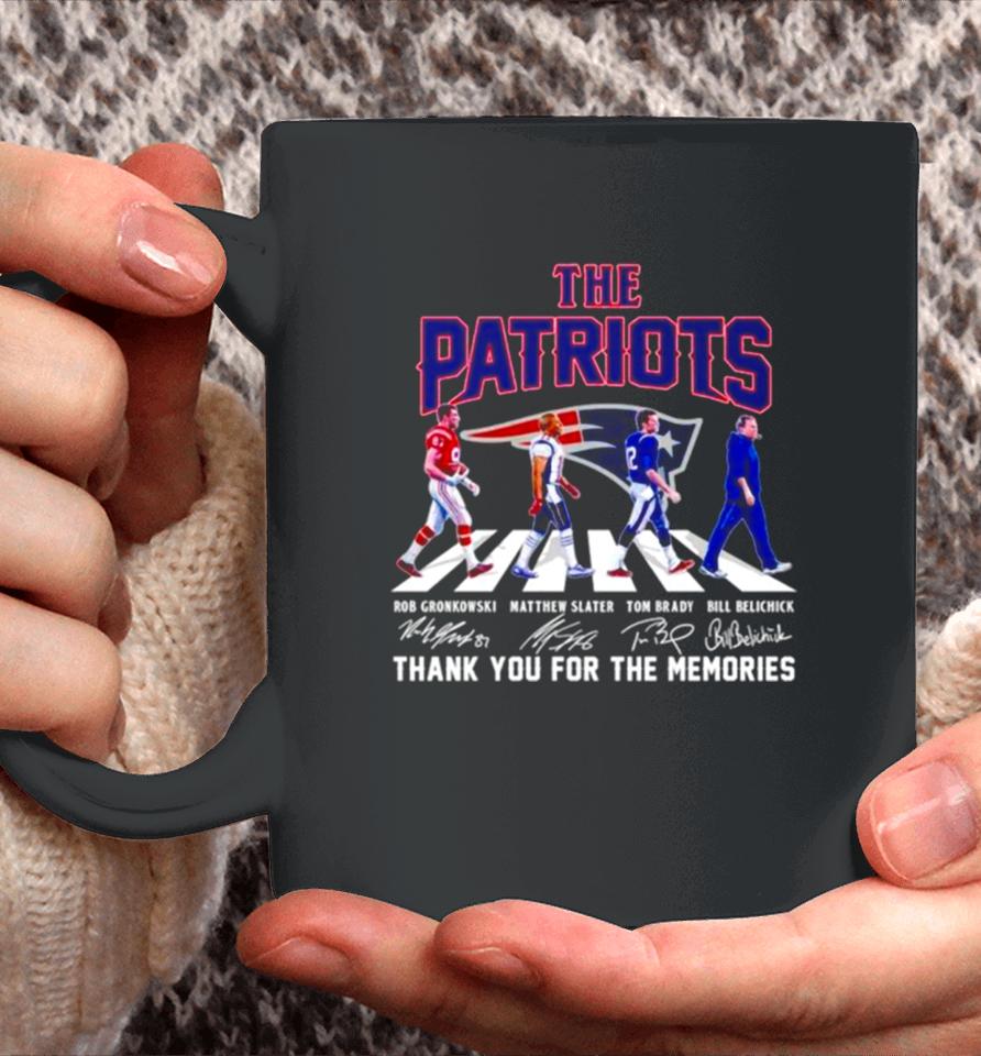 The New England Patriots Thank You For The Memories Abbey Road Signatures Coffee Mug