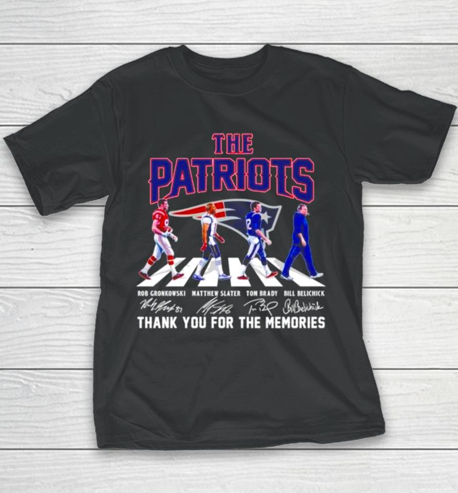 The New England Patriots Thank You For The Memories Abbey Road Signatures Youth T-Shirt