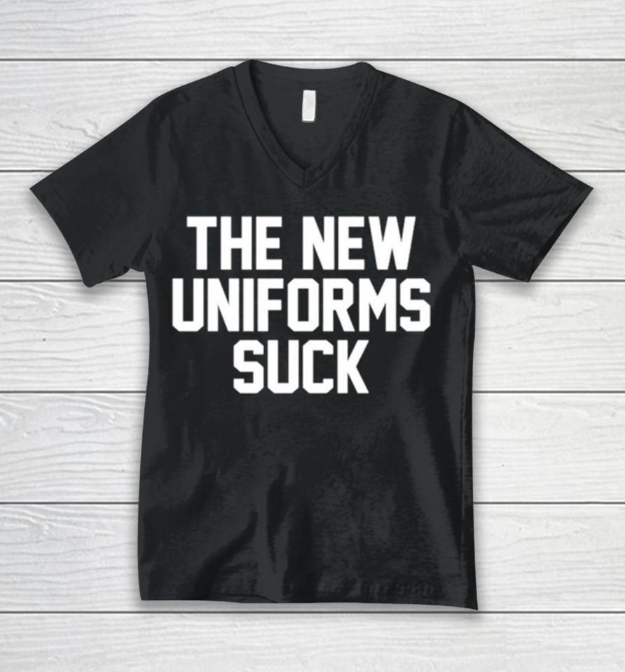 The New Uniforms Suck Unisex V-Neck T-Shirt