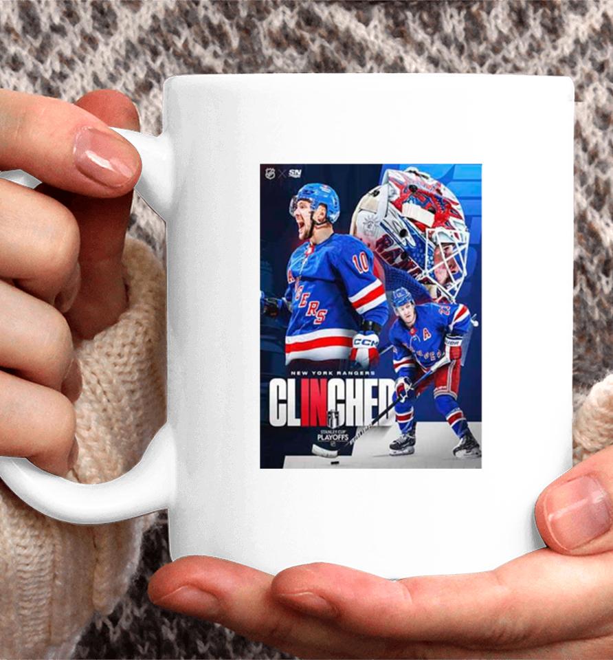 The New York Rangers Have Punched Their Ticket To The Stanley Cup Playoffs 2024 Nhl Coffee Mug