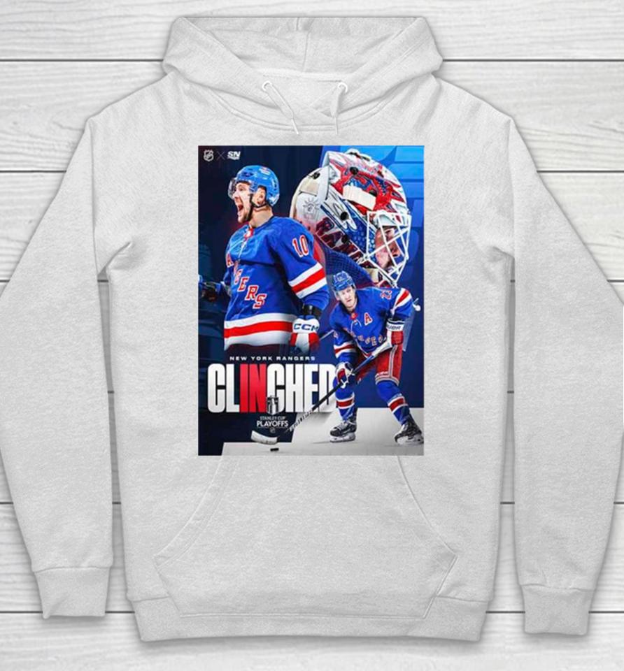 The New York Rangers Have Punched Their Ticket To The Stanley Cup Playoffs 2024 Nhl Hoodie
