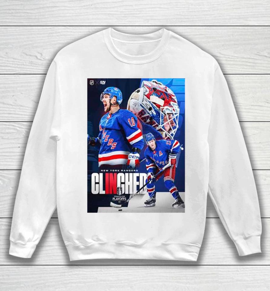 The New York Rangers Have Punched Their Ticket To The Stanley Cup Playoffs 2024 Nhl Sweatshirt