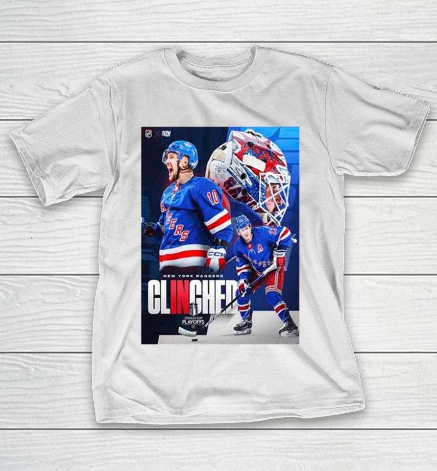 The New York Rangers Have Punched Their Ticket To The Stanley Cup Playoffs 2024 Nhl T-Shirt