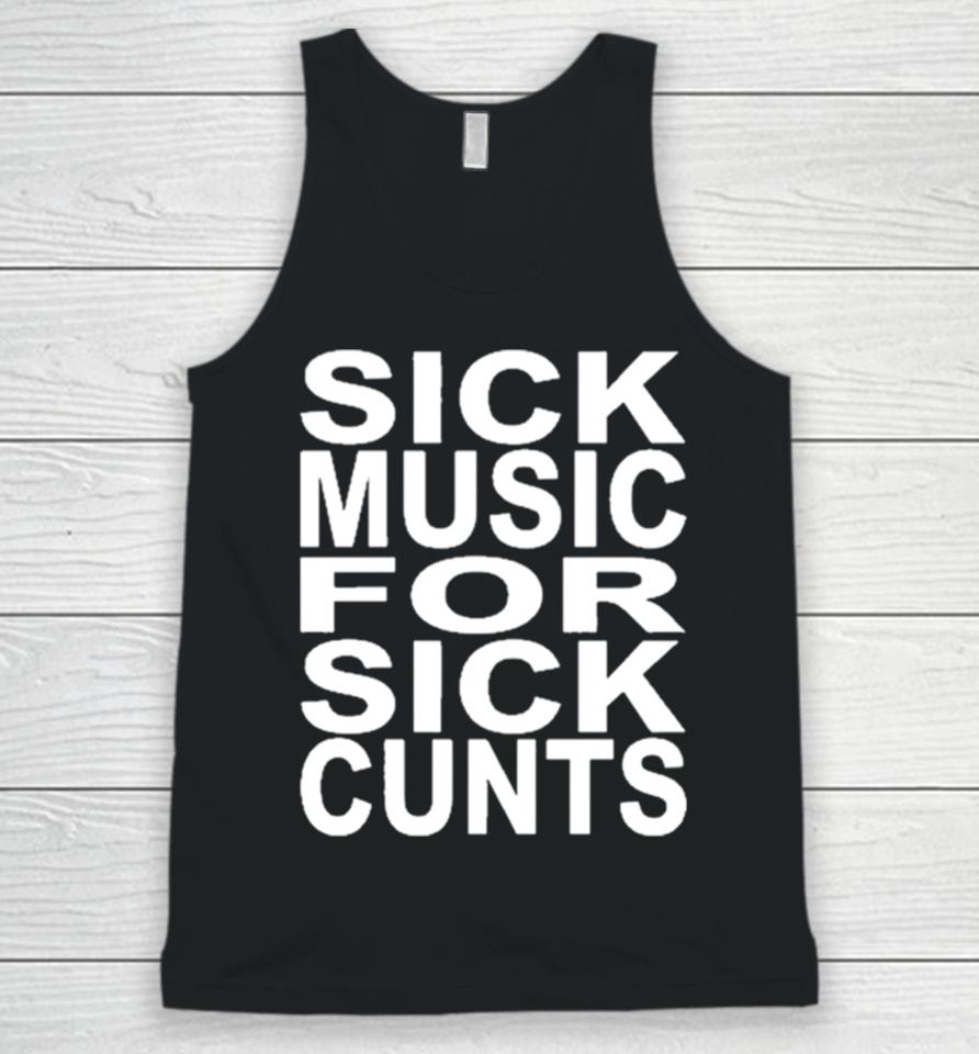 The Newcastle Hotel Sick Music For Sick Cunts Unisex Tank Top