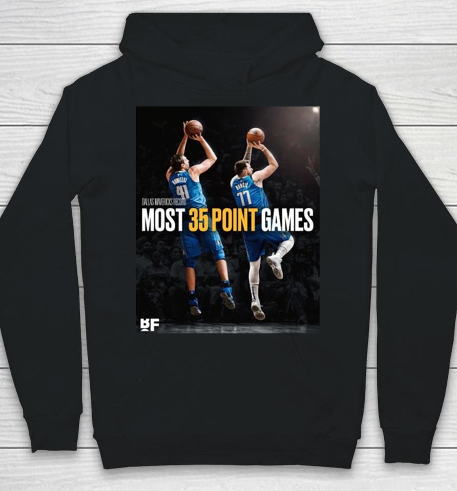 The Next Legend Of Mav – Luka Doncic Surpasses Dirk Nowitzki For The Most 35 Point Games In Dallas Mavericks History Hoodie
