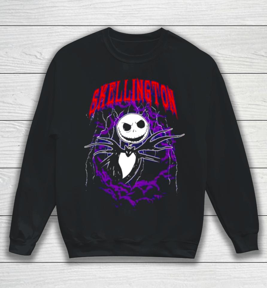 The Nightmare Before Christmas Jack Purple Bats Sweatshirt