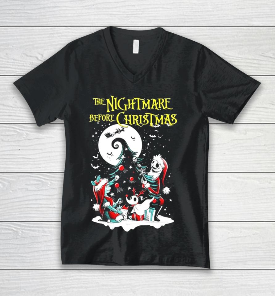 The Nightmare Before Christmas Unisex V-Neck T-Shirt