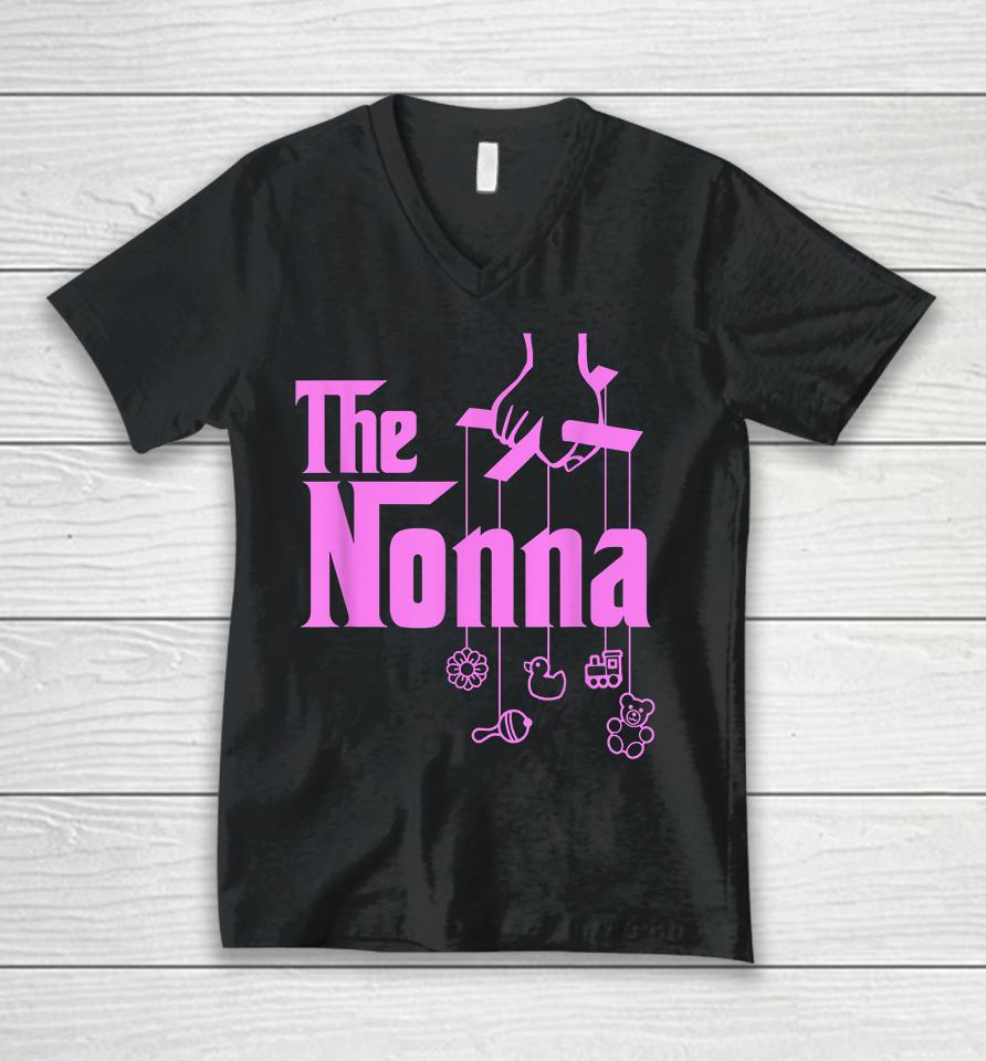 The Nonna Unisex V-Neck T-Shirt