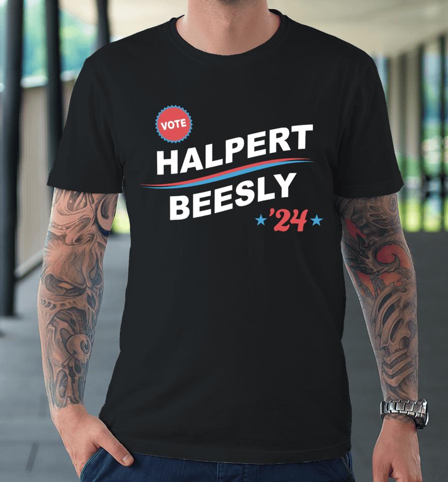 The Office Vote Halpert Beesly Premium T-Shirt