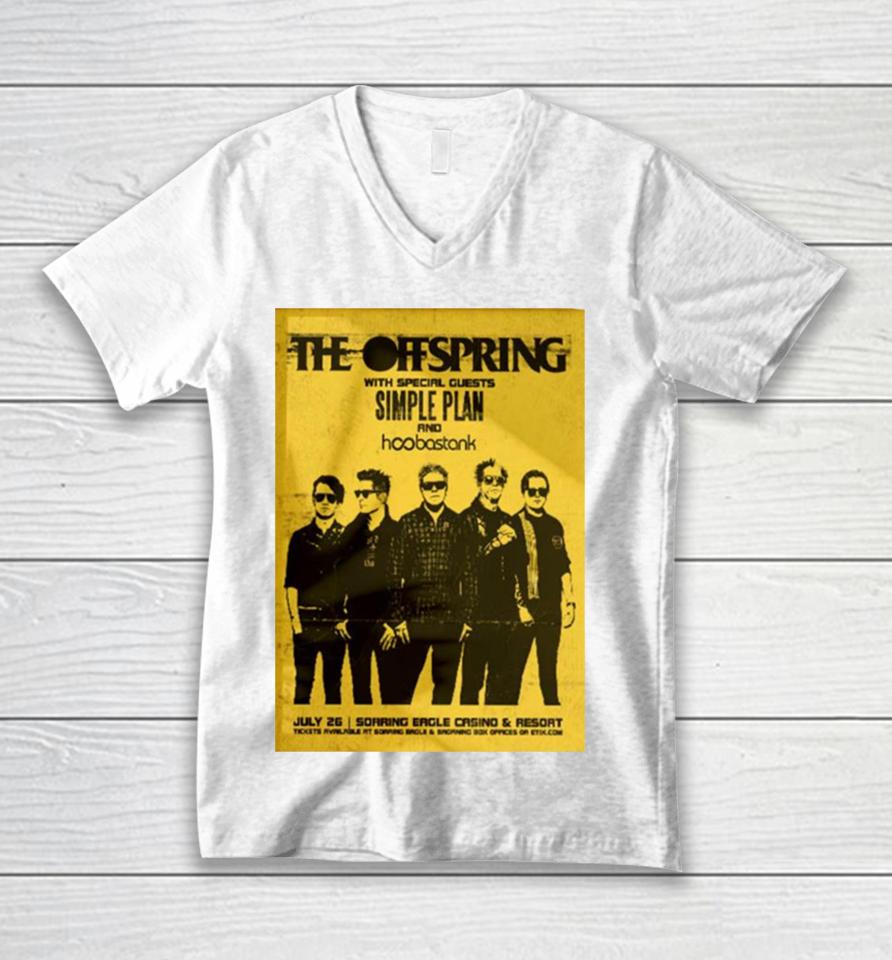 The Offspring Show In Michigan On July 26Th 2024 Unisex V-Neck T-Shirt
