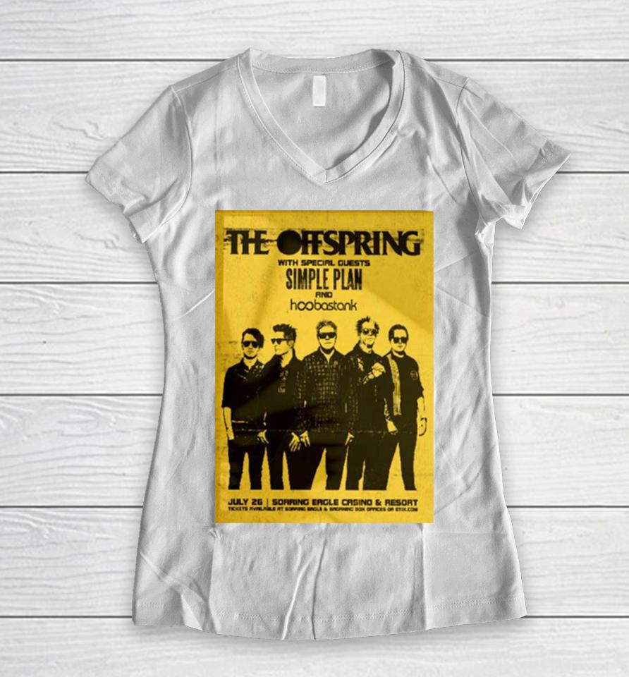 The Offspring Show In Michigan On July 26Th 2024 Women V-Neck T-Shirt