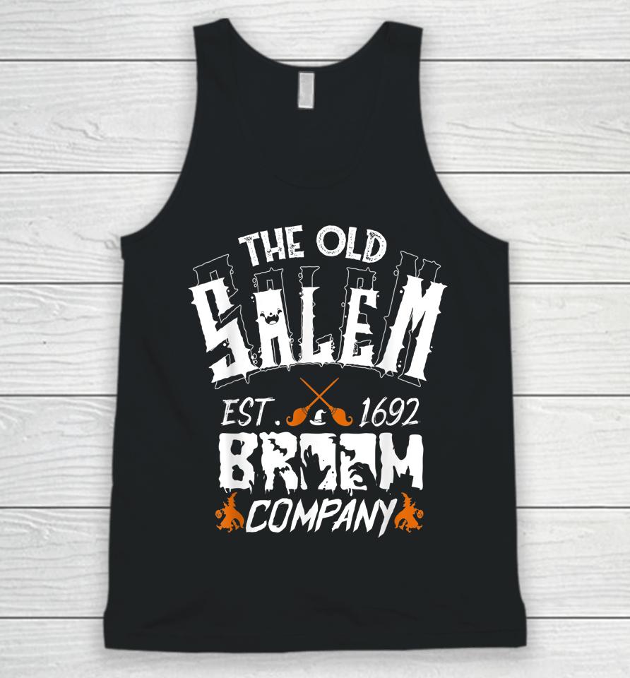 The Old Salem Broom Company Funny Halloween Unisex Tank Top