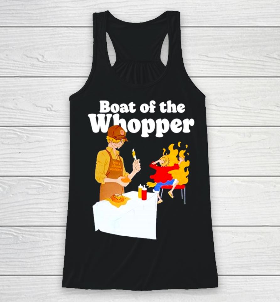 The One Piece X Burger King Menu Luffy Boat Of The Whopper Racerback Tank
