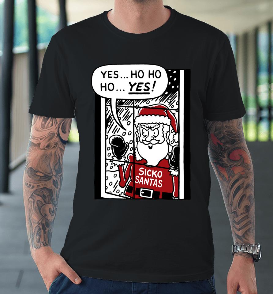 The Onion Holiday Merch Sickos Santa Premium T-Shirt