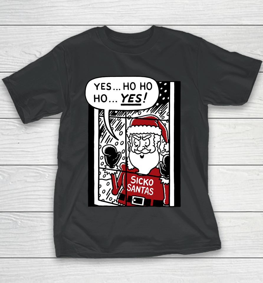 The Onion Holiday Merch Sickos Santa Youth T-Shirt