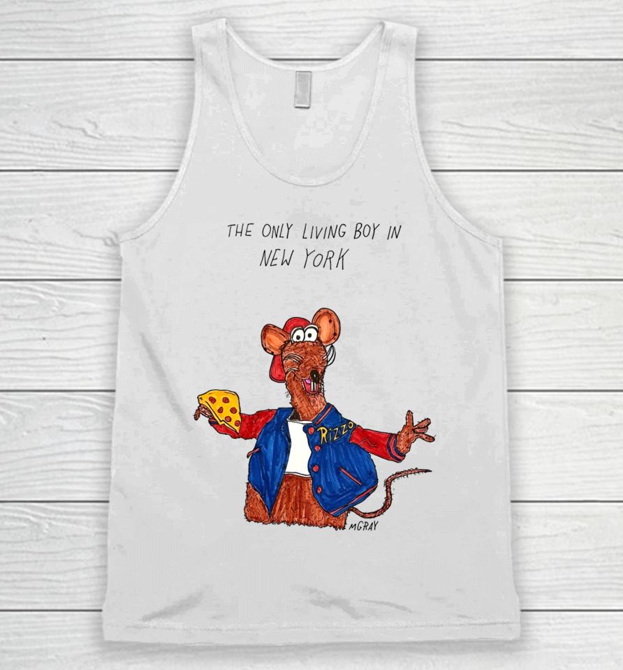 The Only Living Boy In New York Unisex Tank Top
