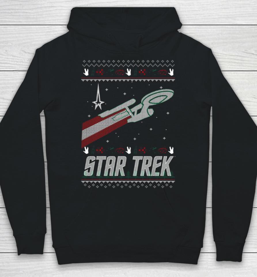 The Original Series Christmas Enterprise Star Trek Hoodie