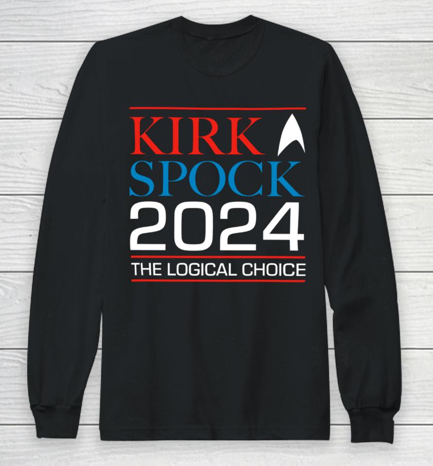 The Original Series Kirk &Amp; Spock 2024 Funny Long Sleeve T-Shirt