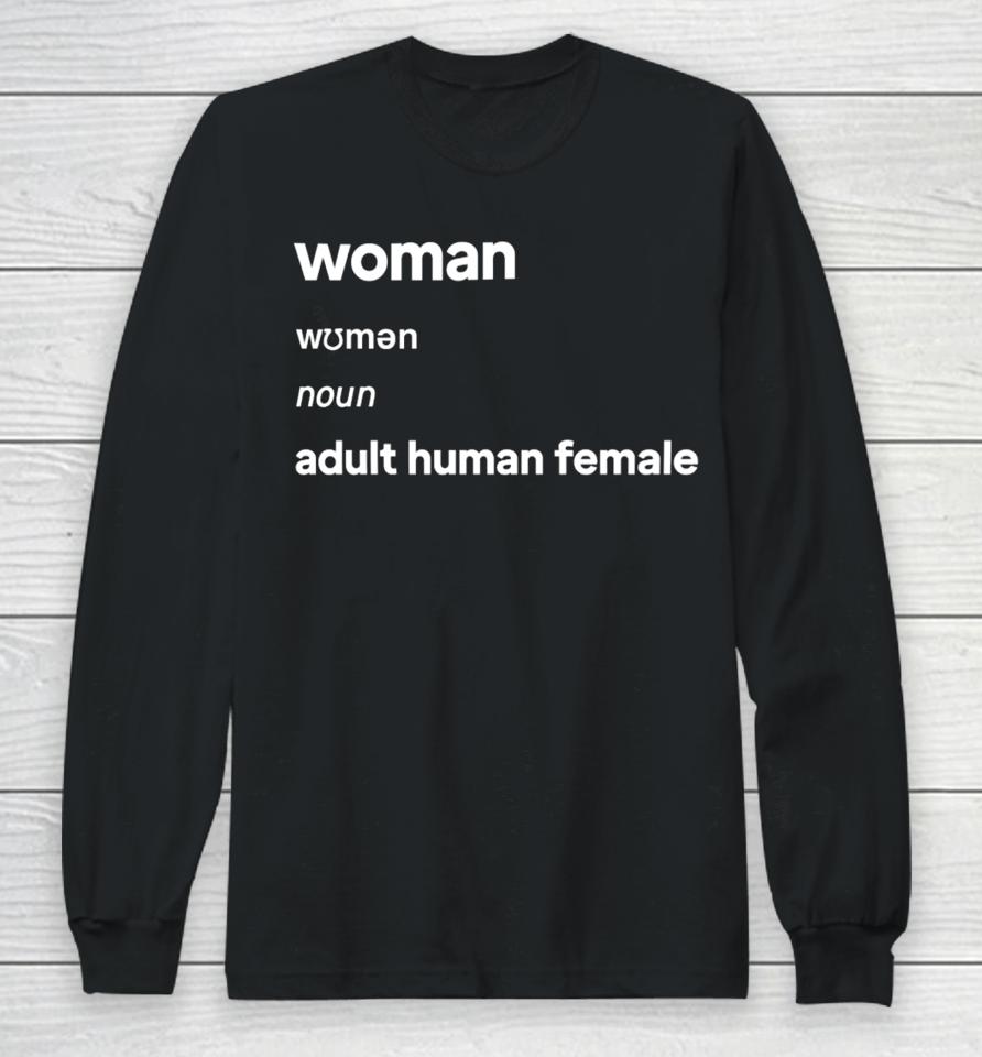 The Original Woman Definition Long Sleeve T-Shirt